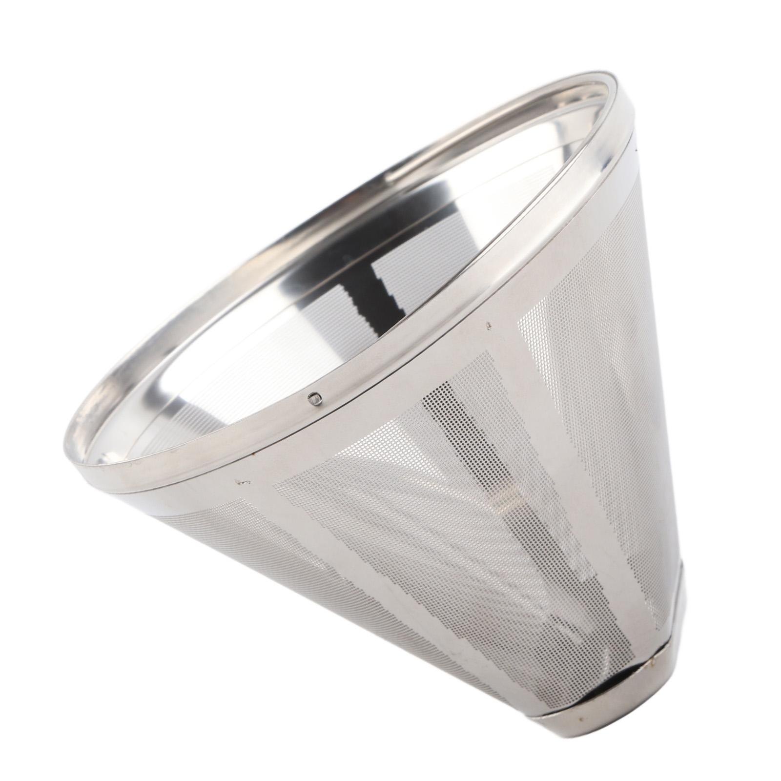 

Stainless Steel Basket Type Coffee Filter Drip Type Tea Free Paper Coffee Filter
