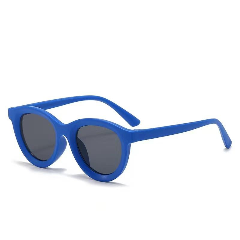 Kids Round Sunglasses Candy Color Boy Girls UV400 Protection Eyewear Outdoor Sports Travel Photo Prop Children Sun Glasses