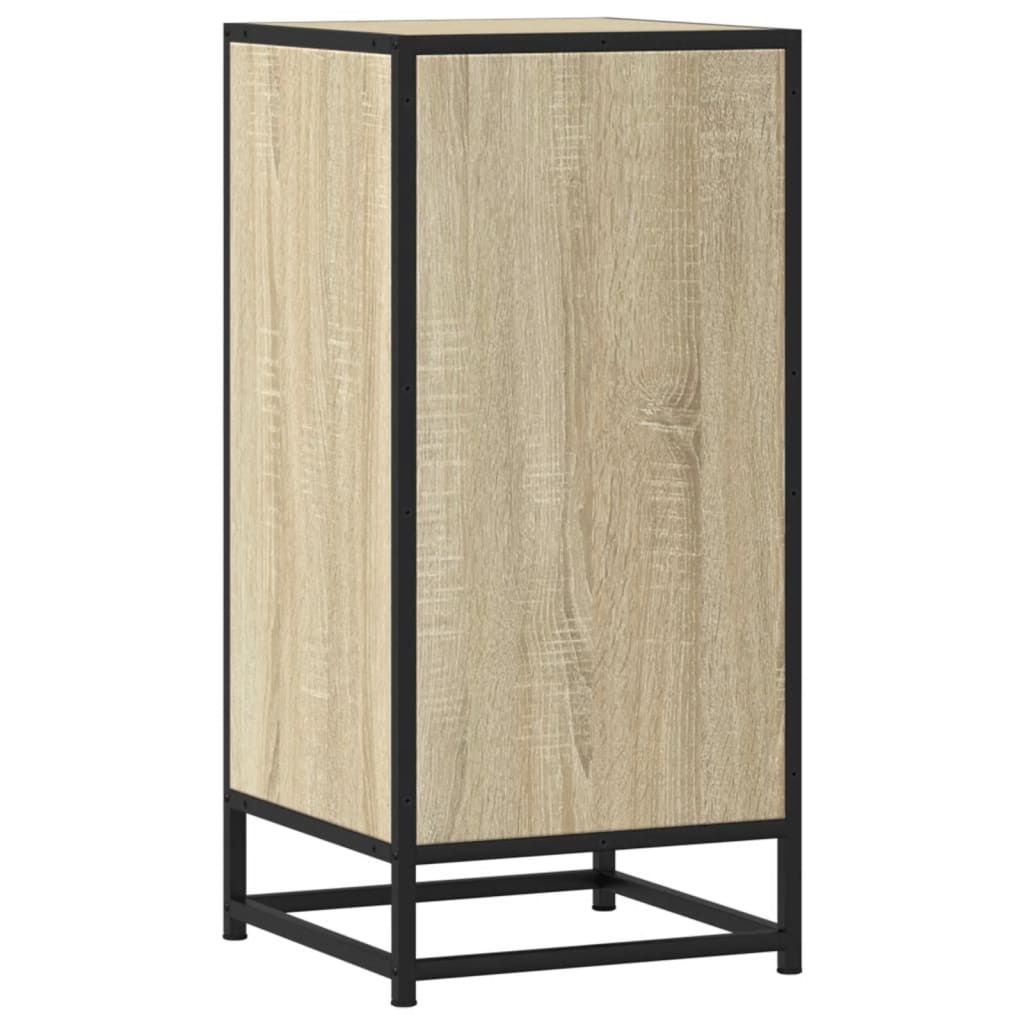 Vidaxl Cabinet, Sonoma Oak, 35.5X35X76 Cm, Wood-Based Material