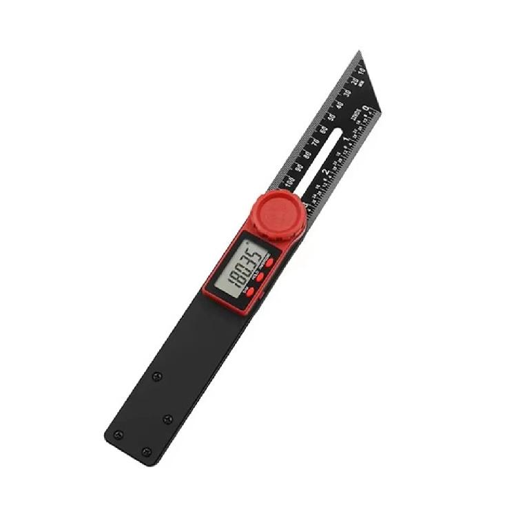 Digital Angle Ruler Sliding T-Bevel Square Level Measuring Tool Wooden Marking Gauge Tri Square Protractor for Woodworking
