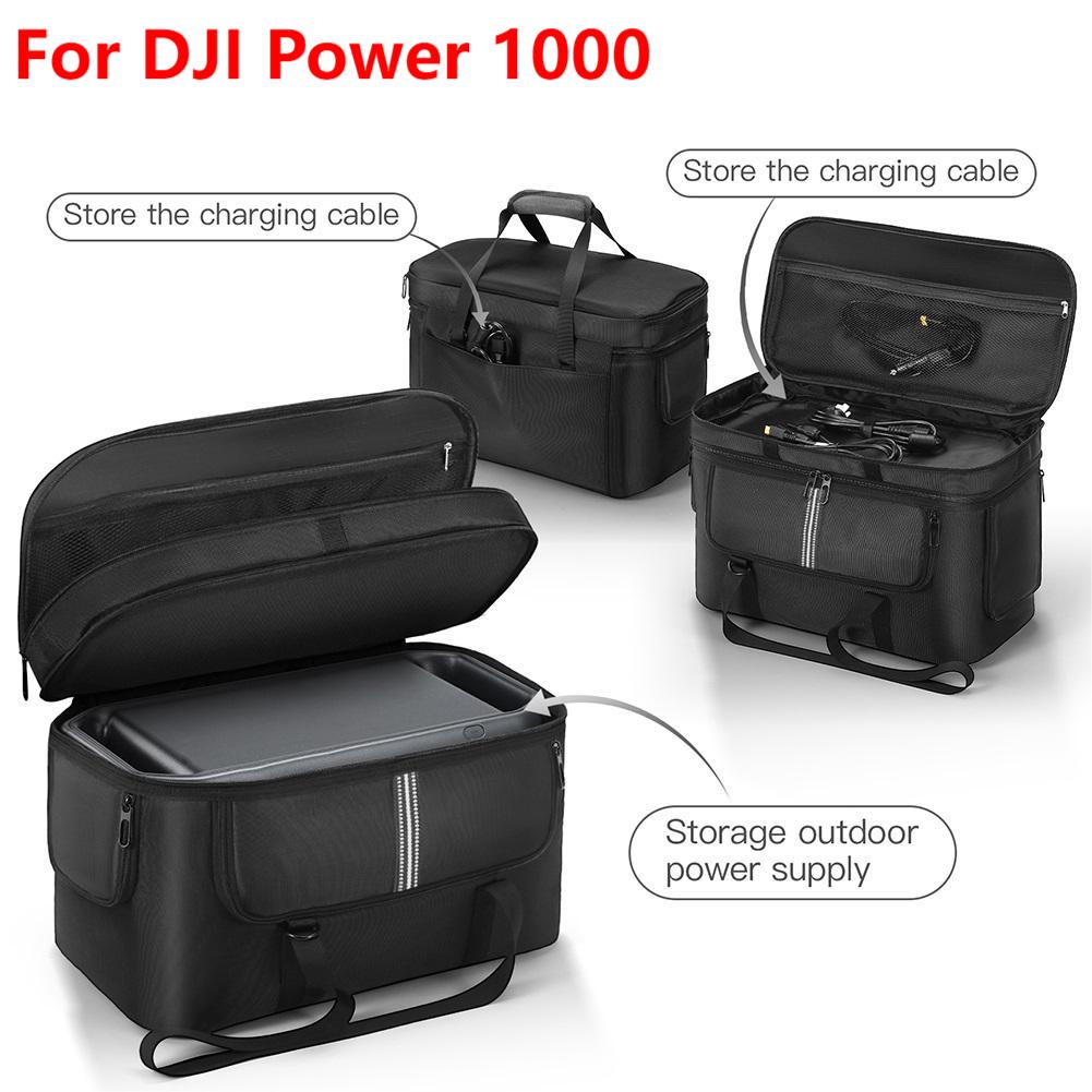 Carrying Case Portable Power Station Bag Waterproof Protective Case with Shoulder Strap Travel Storage Bag for DJI Power 1000