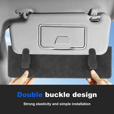 2Pcs Sun Visor Extender for Car Anti Glare Sunvisor Extension Shade Attachment Adjustable PVC Sunshade Blocker Auto Accessories