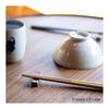 HASHIKURA SEASON 01 Wenge Octagonal Chopsticks Set, Twilight Purple, Dishwasher Safe, Natural Wood, Includes Chopstick Rest, 22.5cm, Unisex, Made In