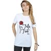 Disney Womens/Ladies Tale As Old As Time Rose Cotton Boyfriend T-Shirt