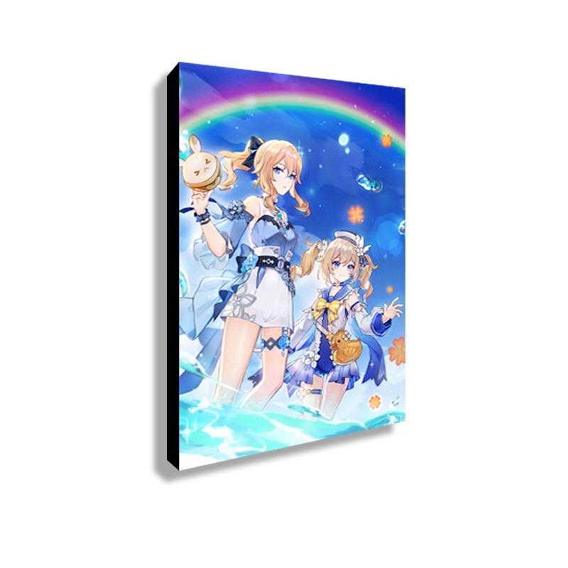 Anime Desen Animat Joc Genshin Impact Pictură pe Pânză Imprimare Artă de Perete Poster cu Personaj Imagine Decorațiuni pentru Casă Cameră Copii Murală