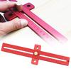 Buy 270mm Wood Measure Scale Ruler Aluminum Ruler Straight Line Drawing ...