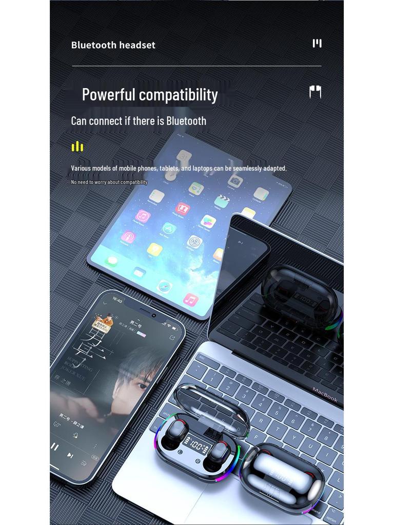 Auriculares Bluetooth Inalámbricos Huawei, Android y Apple - Para Uso Prolongado, Sin Dolor, Diseño Mini con Graves Potentes y Alta Calidad de Sonido