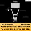 For CHANGAN Deepal S05 2024 Panel Dashboard Navigation Automotive Interior Protective Film TPU Anti-Scratch Sticker