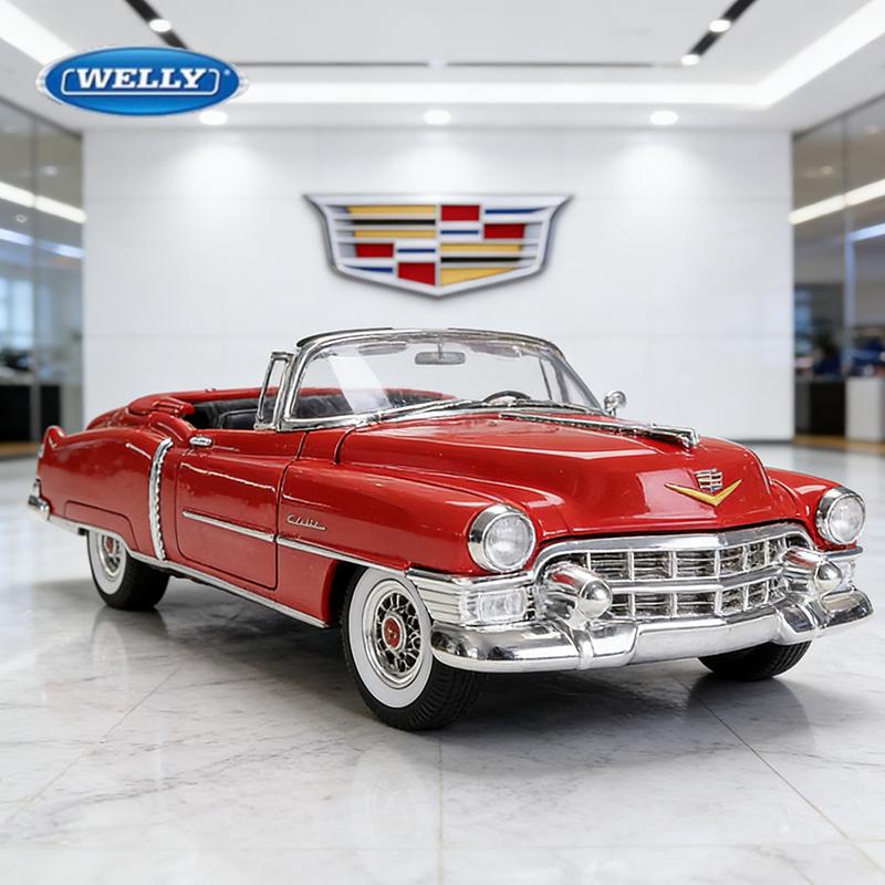 WELLY 1:24 Cadillac Eldorado 1953 Alloy Car Diecasts & Toy Vehicles Car Model Miniature Scale Model Car Toys For Children