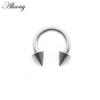 Alisouy 1 Stück Nasenring aus Titan mit Innengewinde in Hufeisenform, für Tragus, Septum, Helix, Knorpel, Ohrring, Körperpiercing-Schmuck