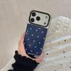 Denim Heart Flower Protective Case for iPhone 13-17 Pro/Pro Max