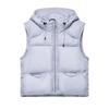 Za Autumn and Winter New Arrivals Women's Clothing Zr European and American Style Fashionable Versatile Casual Hooded Drawstring Cotton Vest Jacket