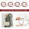 4 Pcs 40cm Bag Chain with Carabiner Clasp Practical Bag Strap Replacement Decorative Purse Chain Multipurpose Purse Strap