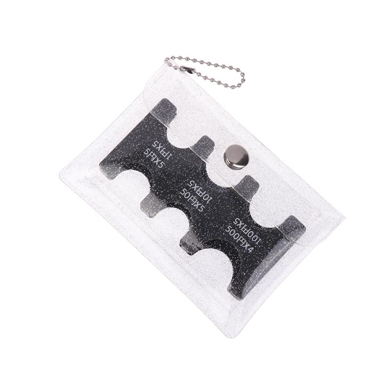 Coin Dispenser Keychain Transparent Coin Collection Purse Wallet Portable Japan Coin Holder Coin Changer Holder Coin Organizer