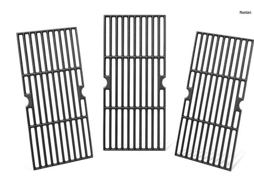 Cast Iron Charcoal BBQ Grill with Fire BBQ Net 66123