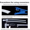 20 Pieces 38 Inch Quick Connect Fittings for RO Systems Easy Installation with Non Locking Clip Compatible with 3/8 Inch Tubing