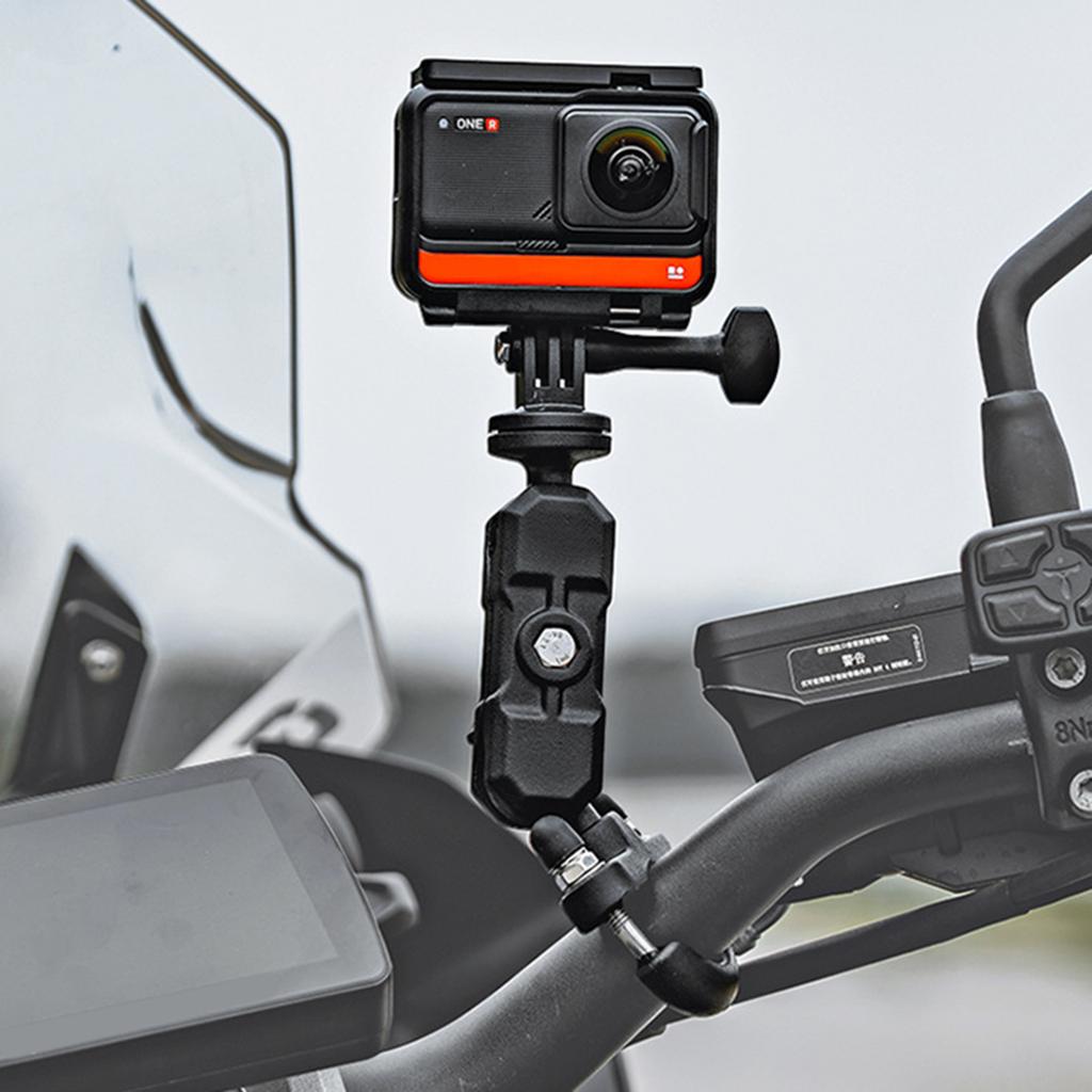 Shockproof Designings Action Camera Handlebar Mount Easily Installable Handlebar Mount for Secure Camera Mounting