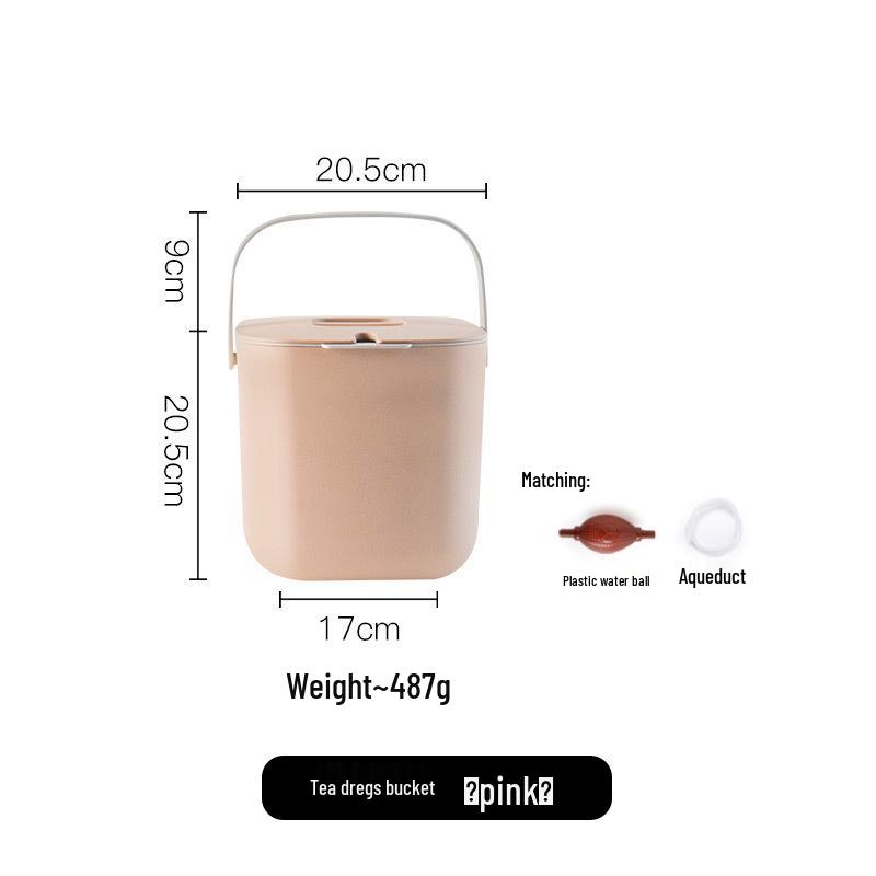 Tea Dregs Bucket with Filter: Household Wastewater and Storage for Kung Fu Tea Sets