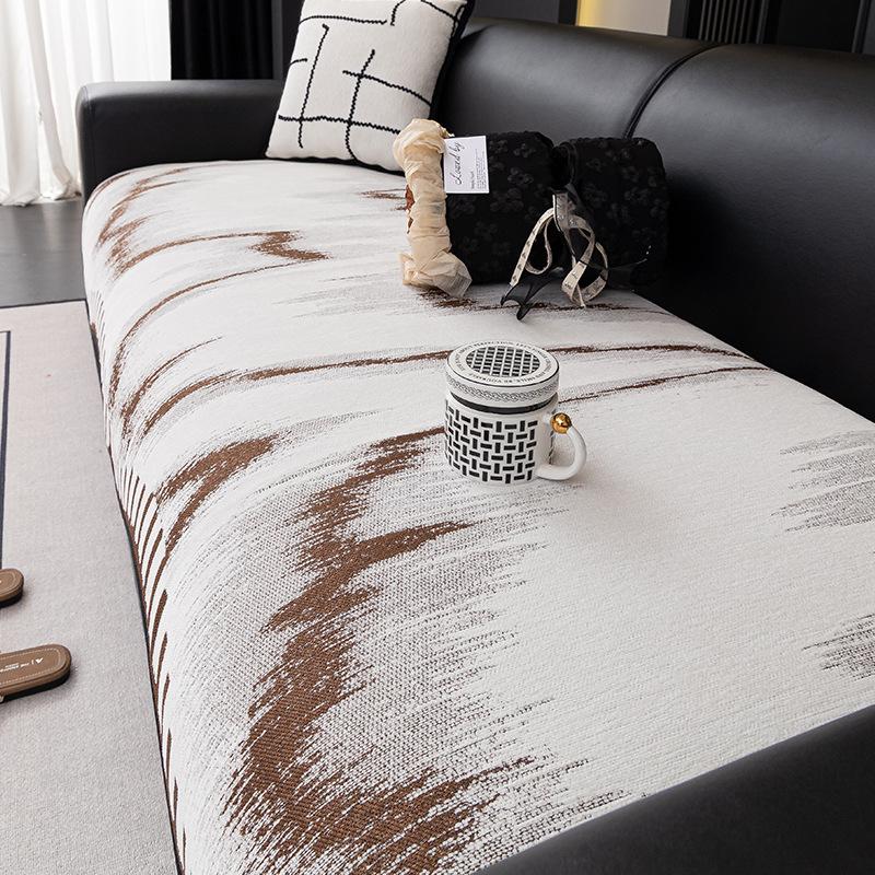Modern Simple Sofa Cushion Special-Shaped Straight Sofa Cover  New Four-Season Universal Irregular Sofa Cushion Cloth