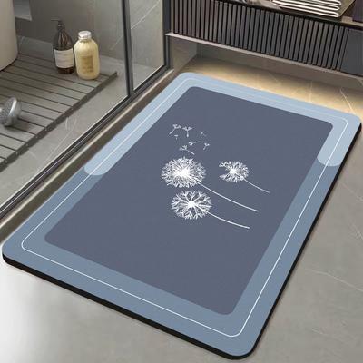 Diatom Mud Absorbent Mat, Bathroom Floor Mat, Quick-drying Bathroom Floor Mat At the Door