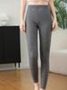 Women's Cashmere Knit Warm Base Layer Pants - Thick, Skin-Friendly, Windproof for Autumn and Winter