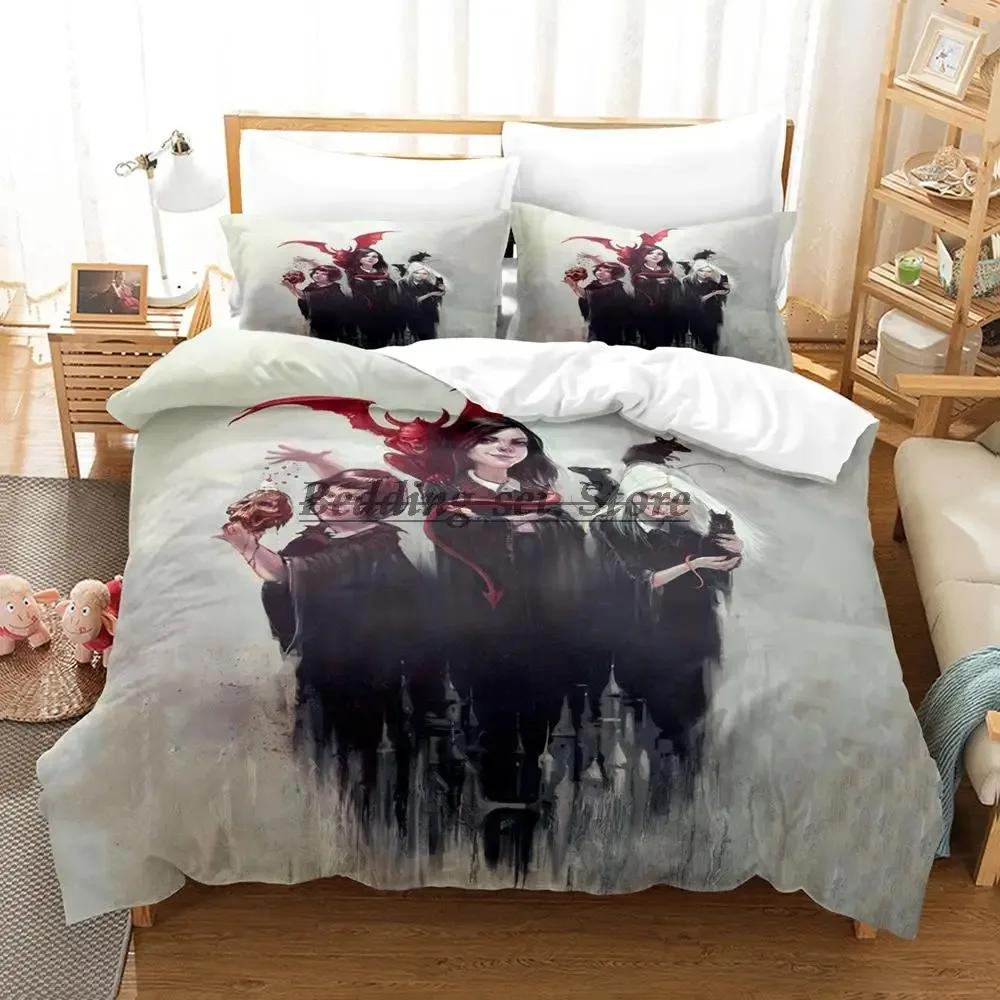 The School For Good And Evil Bedding Set Single Twin Full Queen King Size Bed Set Aldult Kid Bedroom Duvetcover Sets Bed