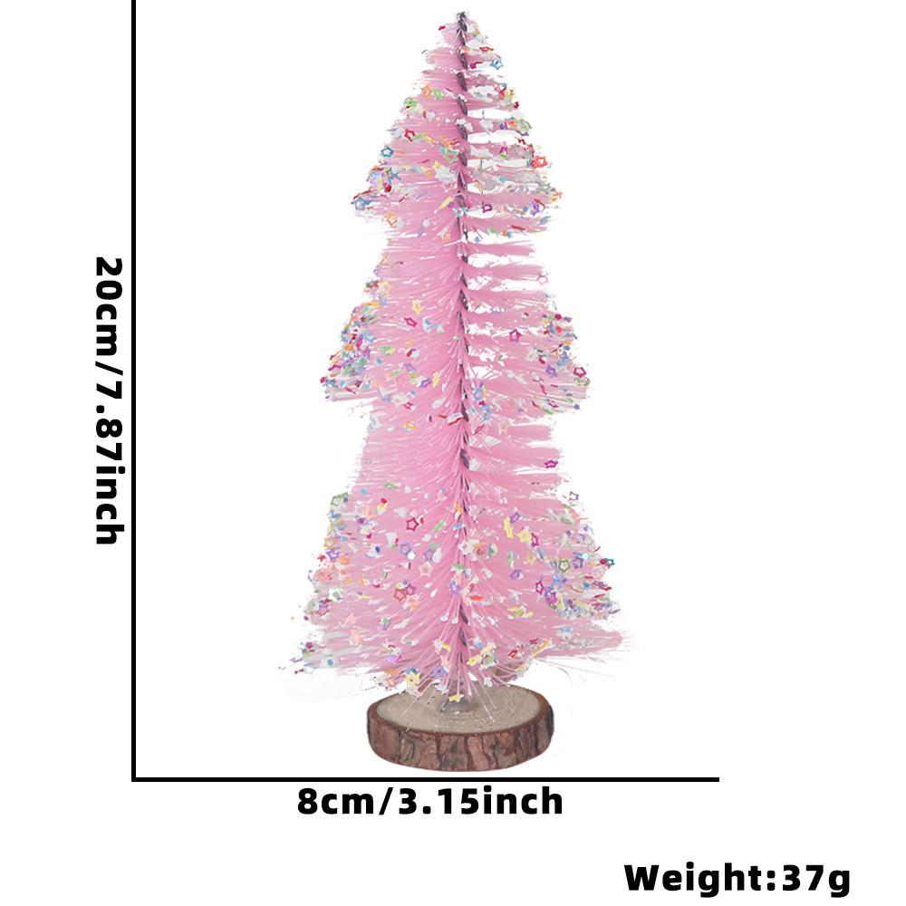 Mini Christmas Elegant Tree Decor Charming Star Shape Design Tabletop Display For Joy Holiday