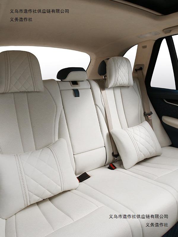 NAPPA Leather Headrest Neck Support Pillow for Mercedes-Benz S-Class Maybach Rear Seats