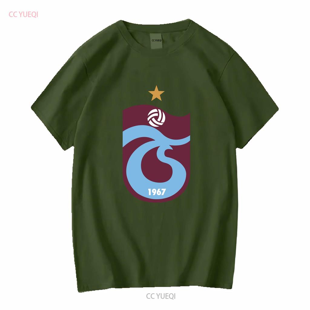 Logo Trabzonspor T-shirt Attiva Divertente Taglia Moda Maniche Lunghe o Corte Americane Vintage Lavata Morbida Maglietta Per l'Uso Quotidiano