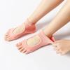 Women Yoga Backless Five Toe Socks Breathable Silicone Sport Socks Gym Fitness Ballet Slippers Dance