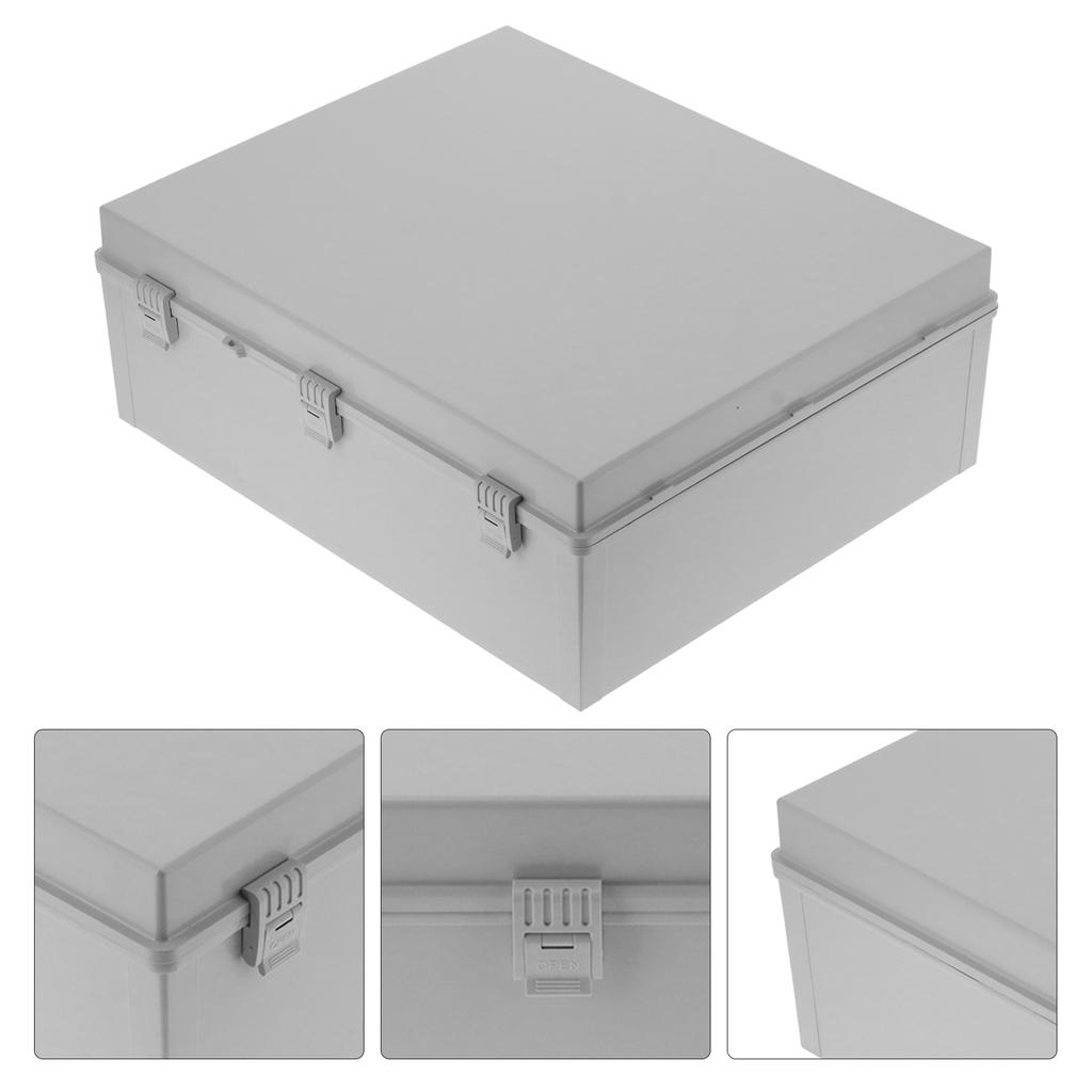 Waterproof Enclosure Case Durable ABS Outdoors Electrical Gray Project Box 600x500x220mm
