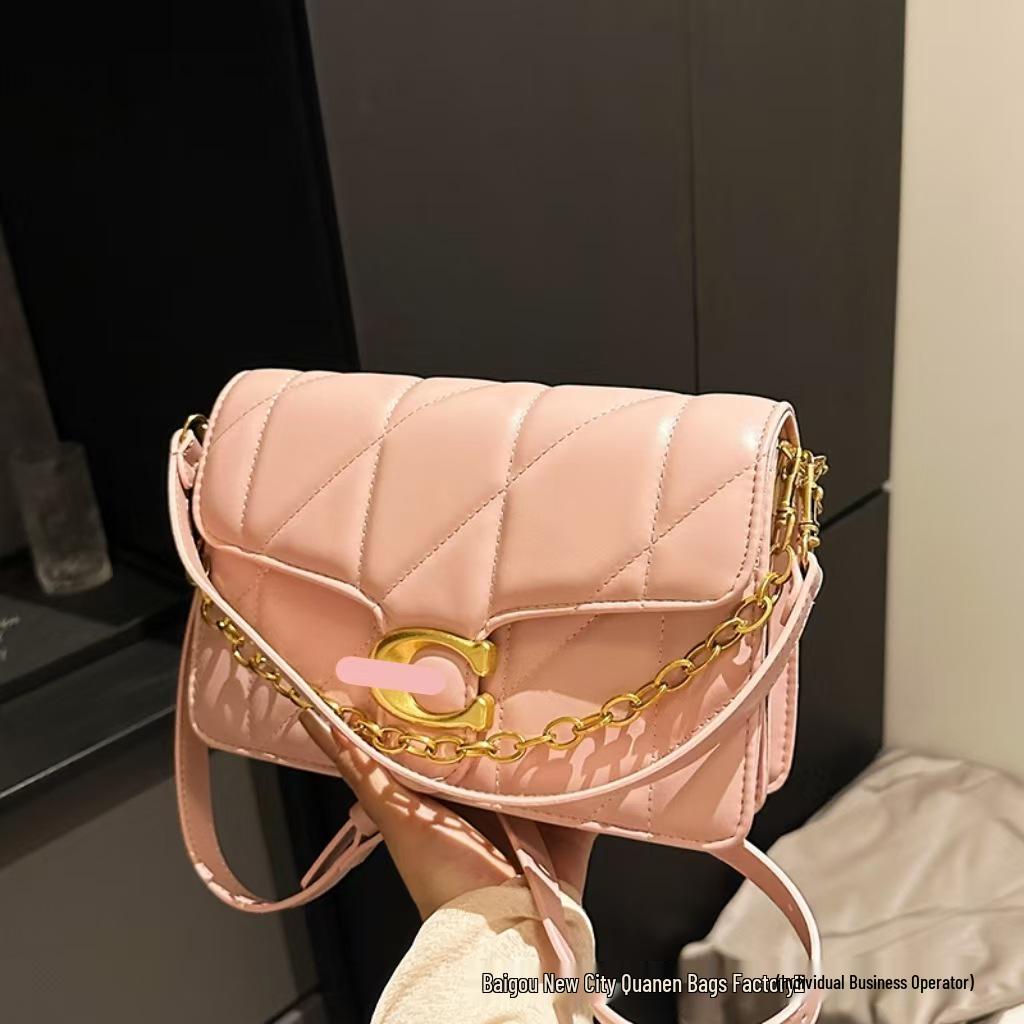 2025 Stylová lesklá taška přes rameno: Všestranná evropská a americká móda pro ženy