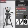 Universal SLR Camera & Phone Tripod with Macro Stabilizer for Photography & Live Streaming