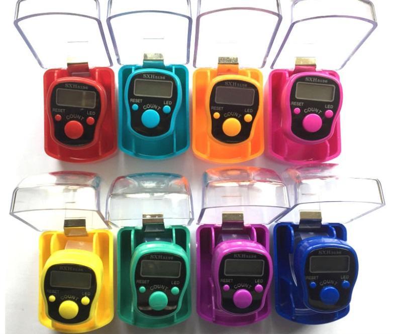 5 Digits Led Tally Counter Finger Ring Hand Tally Counter Digital Timers