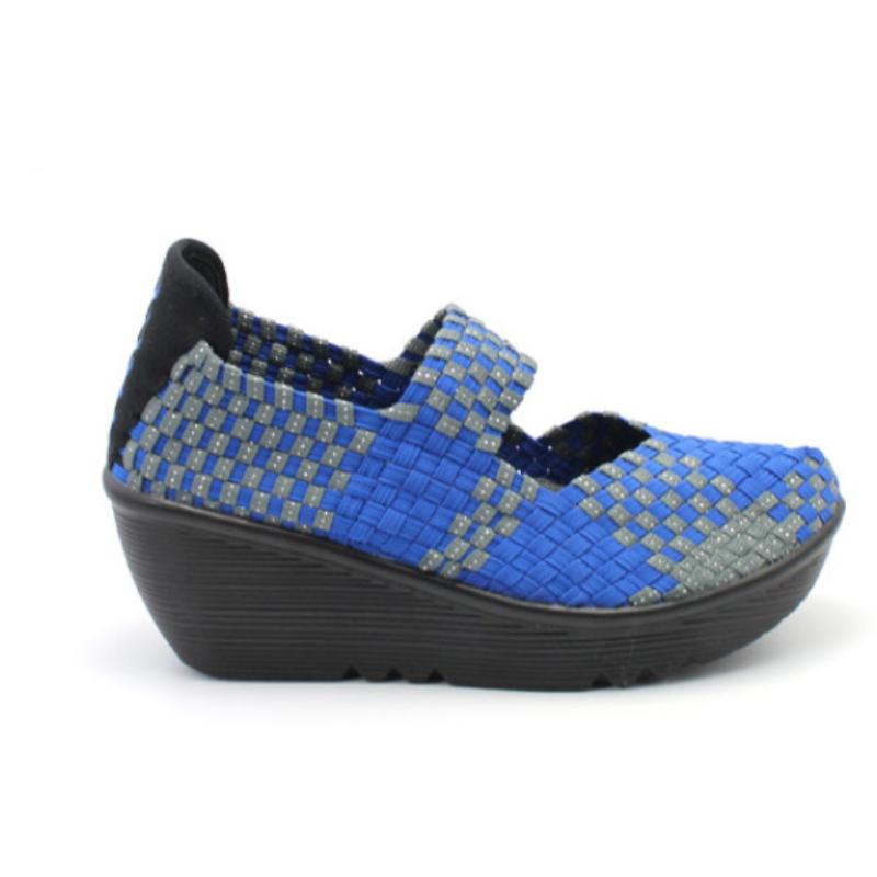Scarpe da Donna Platform Piattaforma Sneakers Estive Per Camminare Intrecciate Femminili Mocassini Casual 5 CM Altezza Alta Qualità Tenis Taglie Forti