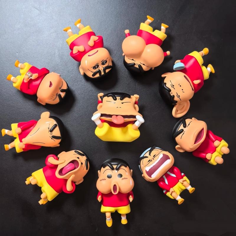 Crayon Shin-chan Ornaments Statue Action Figure Bizarre Series Toys Anime Shin Chan Figuras Doll Collection Model Gift