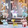 HUAHUAElephant Inspired Standing 4D Glow Foil Balloons with Wheels for Child's Birthday and Baby Shower DecorationsHUAHUA