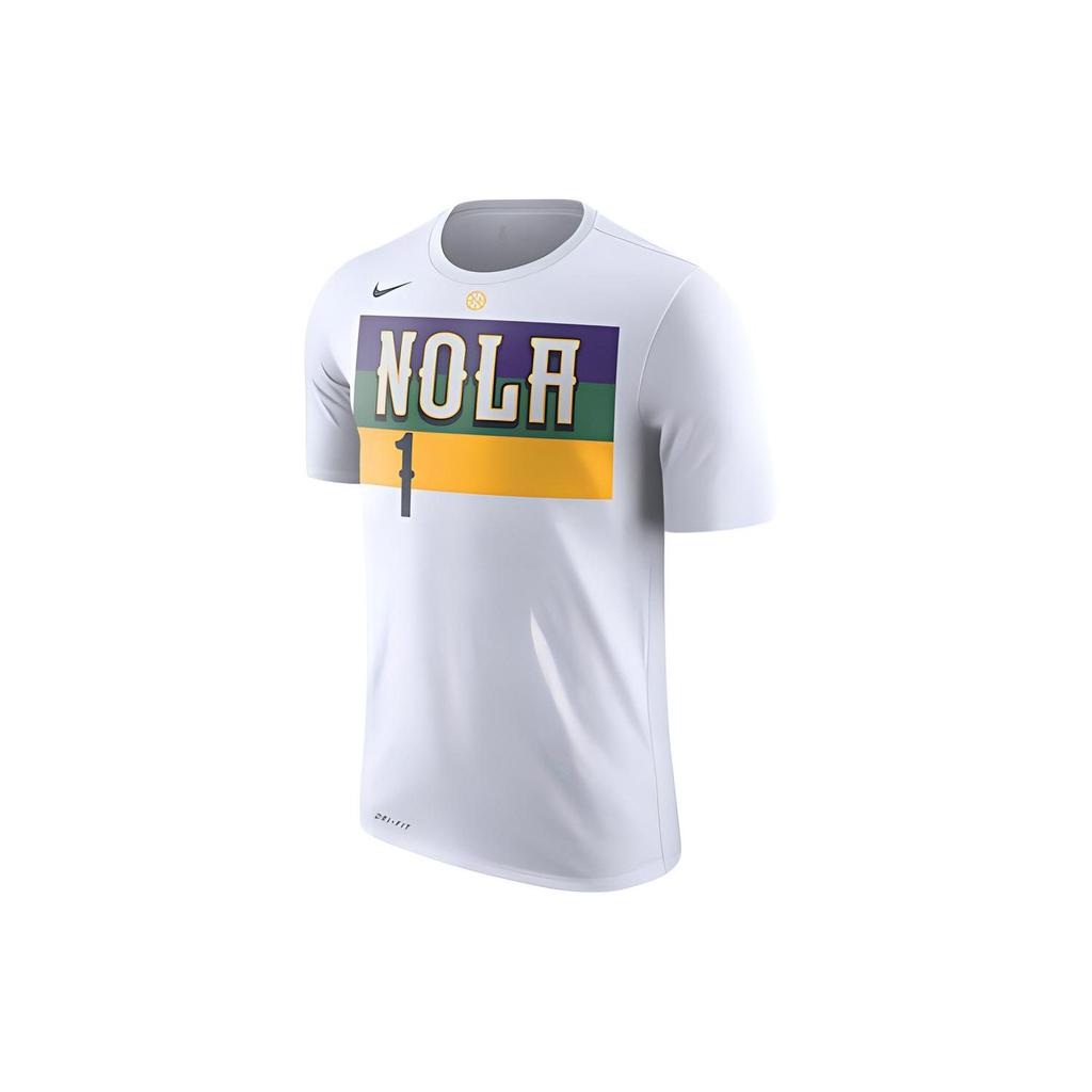 Nike Camisetas para Hombre Blancas Cuello Redondo Ajuste Recto Moderado BV8780-106