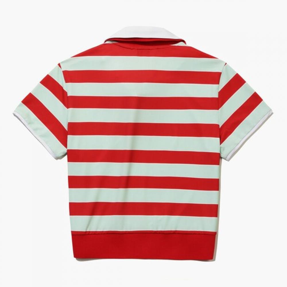 MunSingwear Women S STripe LayeRed T ShirT Red mr222lTS47