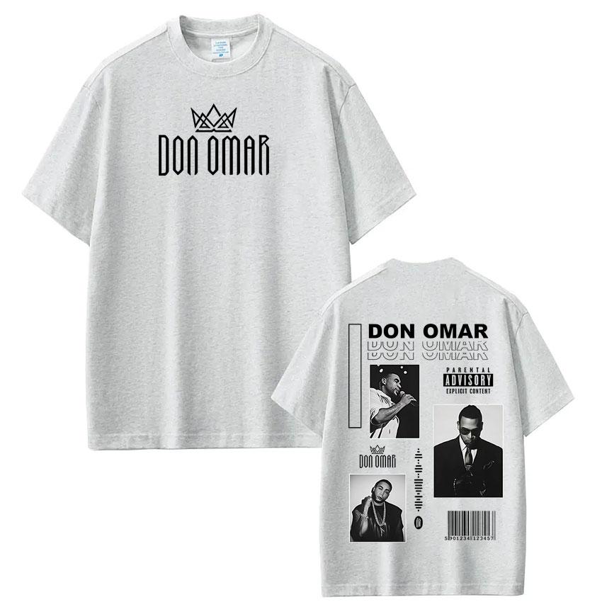 Rapper Don Omar Album Print TShirts Unisex Unisex Fashion Gothic Punk TShirts ShortSleeved Loose Casual Cotton HipHop TShirts