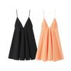Kaslead New Arrival Women's Clothing Fashion Style Minimalist V Neck Sleeveless Strap Short Version Dress 2563002