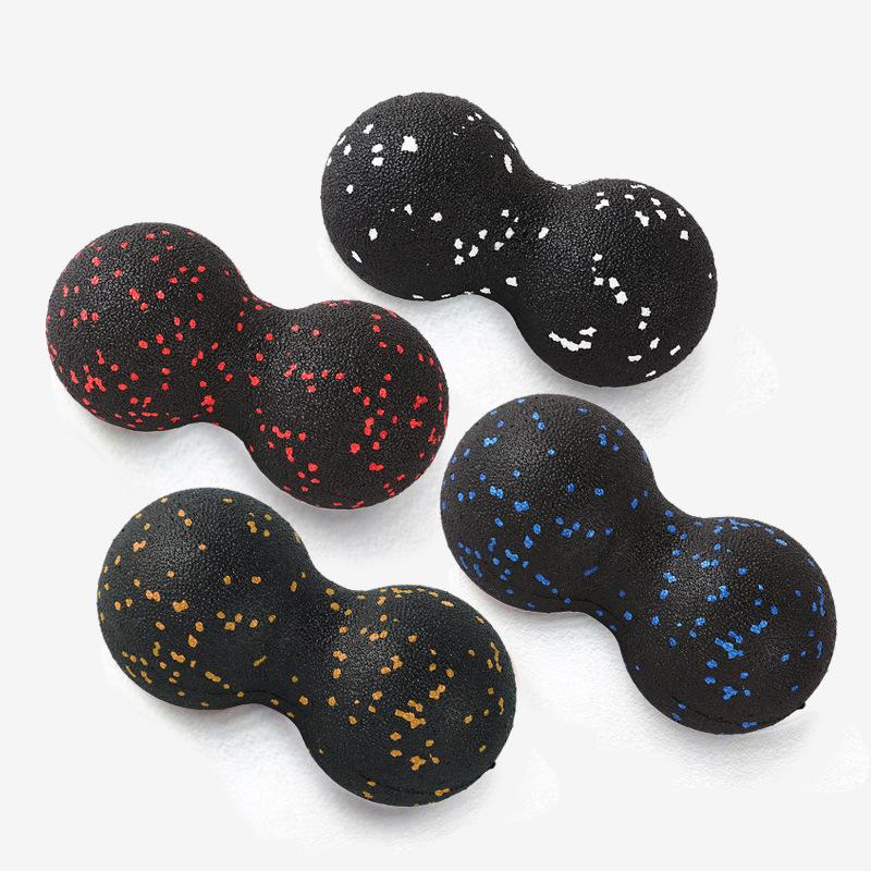 EPP 8cm Peanut Balls Body Massage Fascia Ball High Density Muscle Relaxation Lacrosse Fitness Yoga Myofascia Ball Relieve Pain