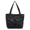 Denim Tote Bag For Women With Large Capacity And Zip Closure For Daily Commute
