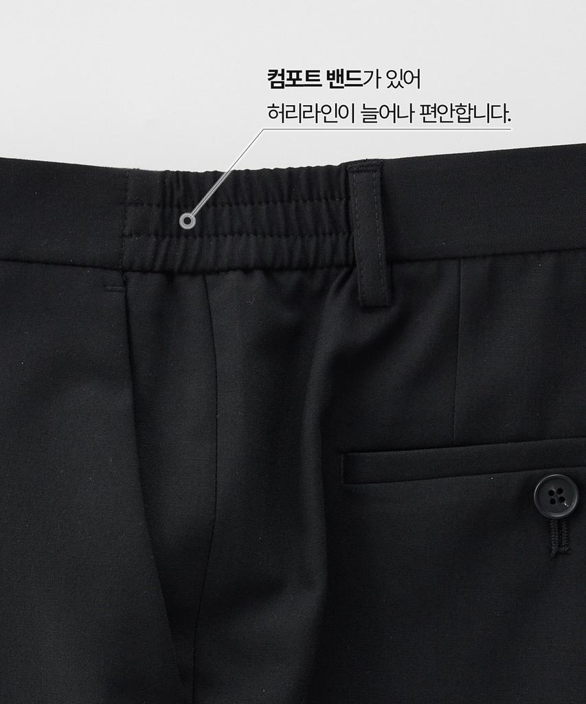 STCO Vibe Shift Fluid Slacks_Black (Straight Fit)_Sepxb12Csb