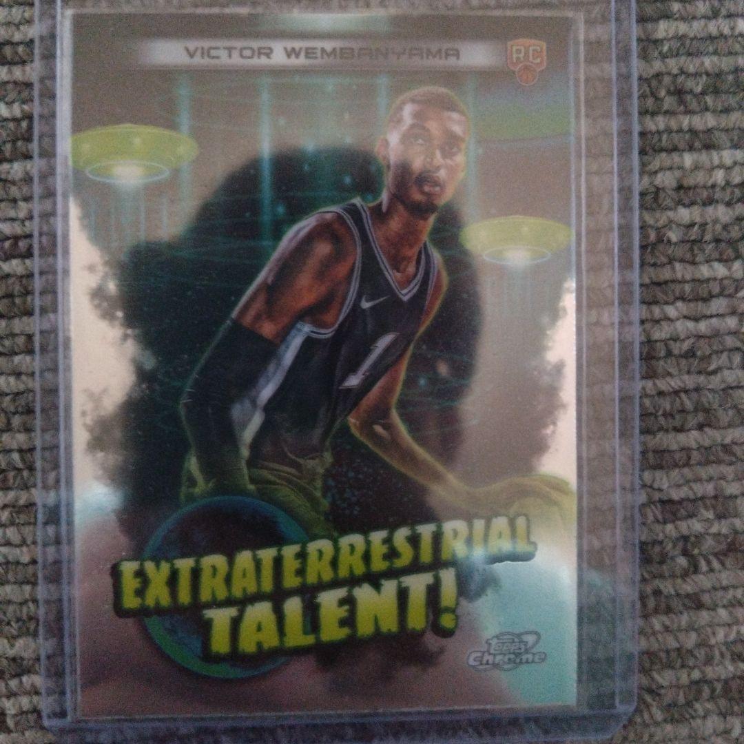 Used Victor Wembanyama Topps Chrome ET-16