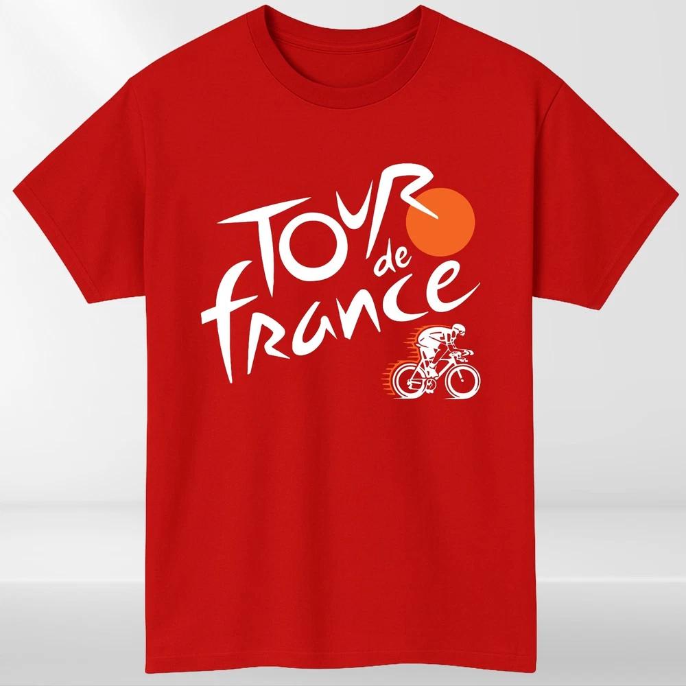 Tour De France Cycling Race Competition TShirt Cyclist Ride Unisex Tee S