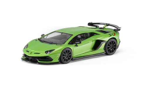 TYS Mart Limited Hung Hing Toys 1/64 Lamborghini Aventador SVJ Зеленый Готовый Продукт