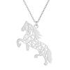 Kinitial Exquisite Fashion Necklace Horse Necklace, Minimalist Jewelry, Horse Lover Valentine's Day Birthday Gift