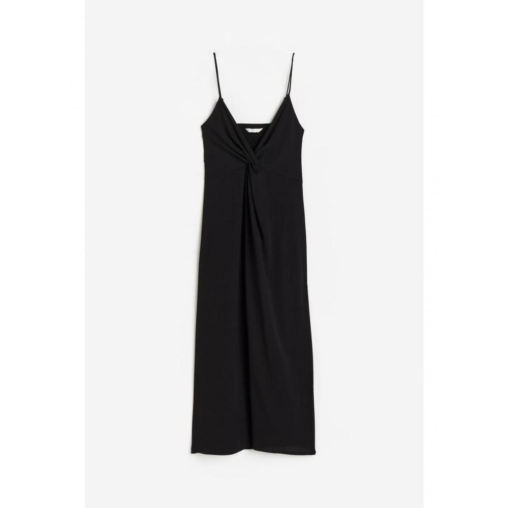 Buy H M V Neck Dress Black 1170208001 at affordable prices  free shipping,  real reviews with photos  Joom