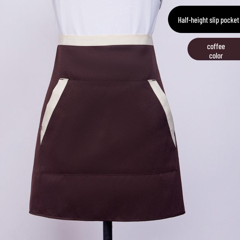 Multi-Color Anti-Stain Waist Apron for Waiters and Kitchen Staff